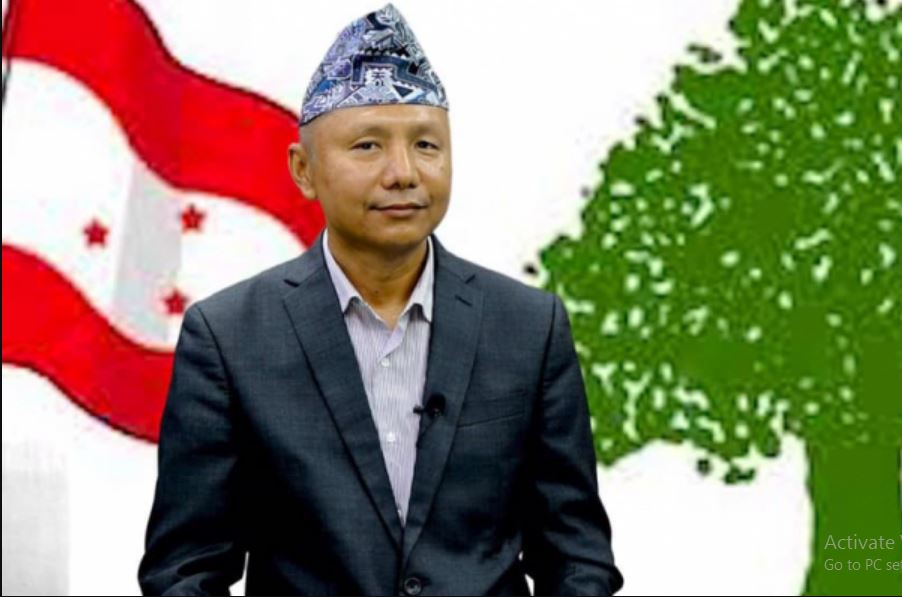 कांग्रेस केन्द्रीय सदस्यद्वारा सभापतिमा उम्मेदवारी घोषणा